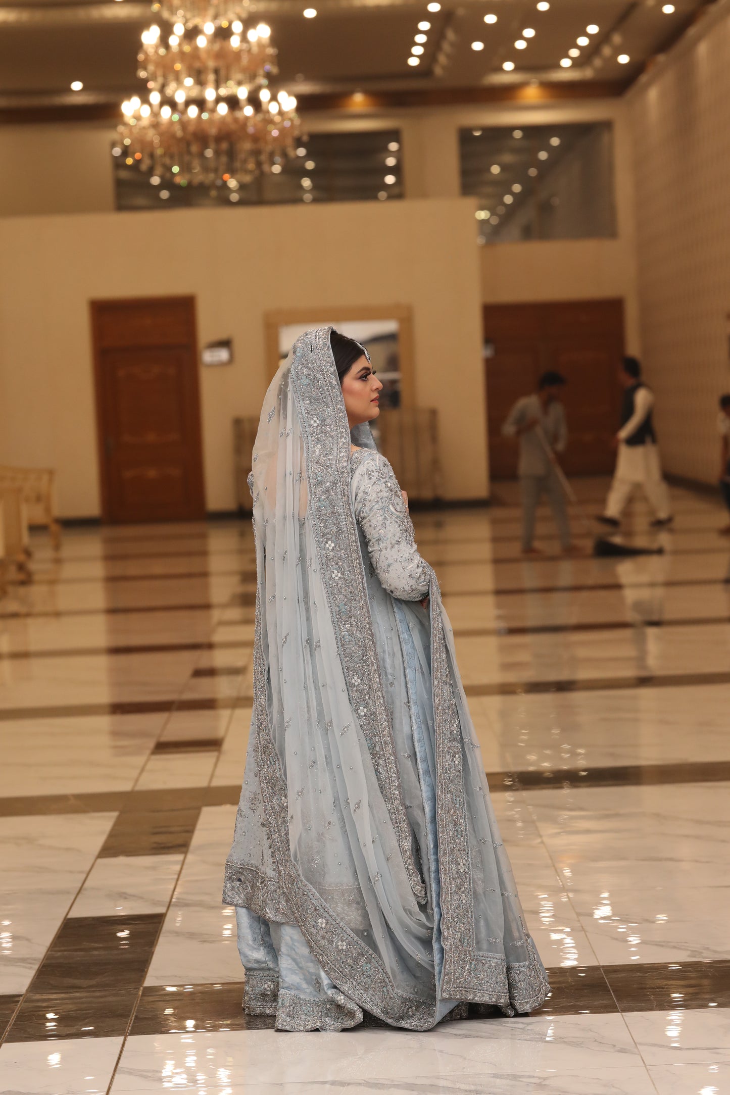 Leya Silver-Blue Bridal
