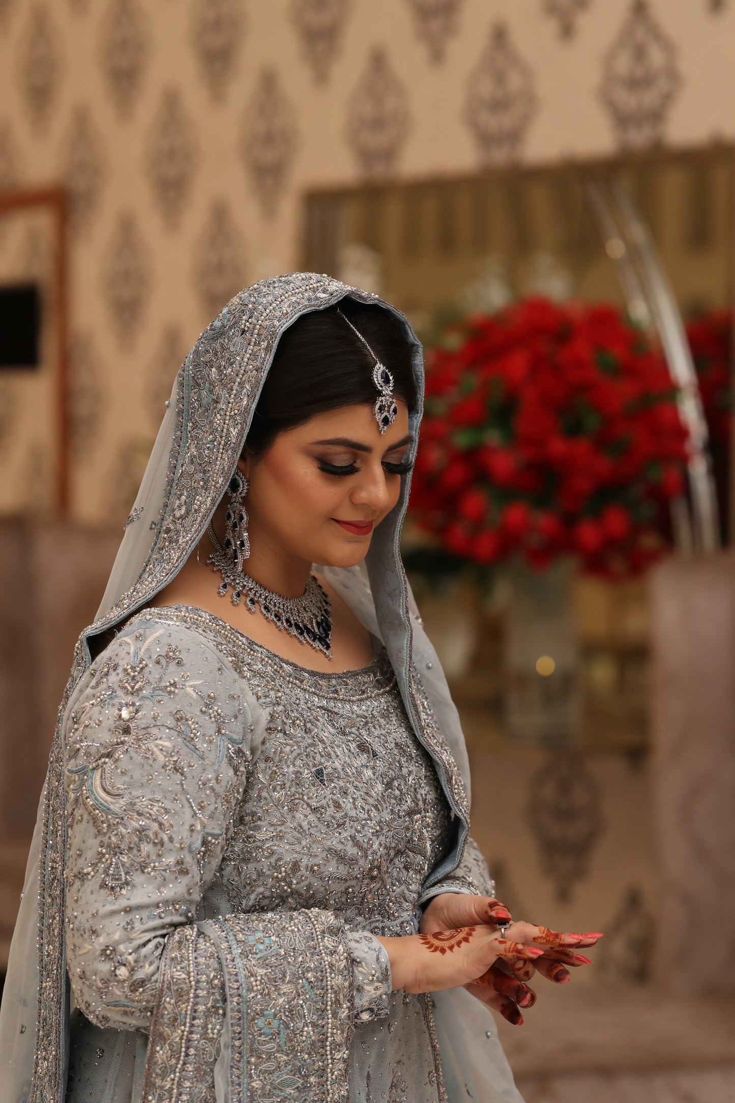 Leya Silver-Blue Bridal