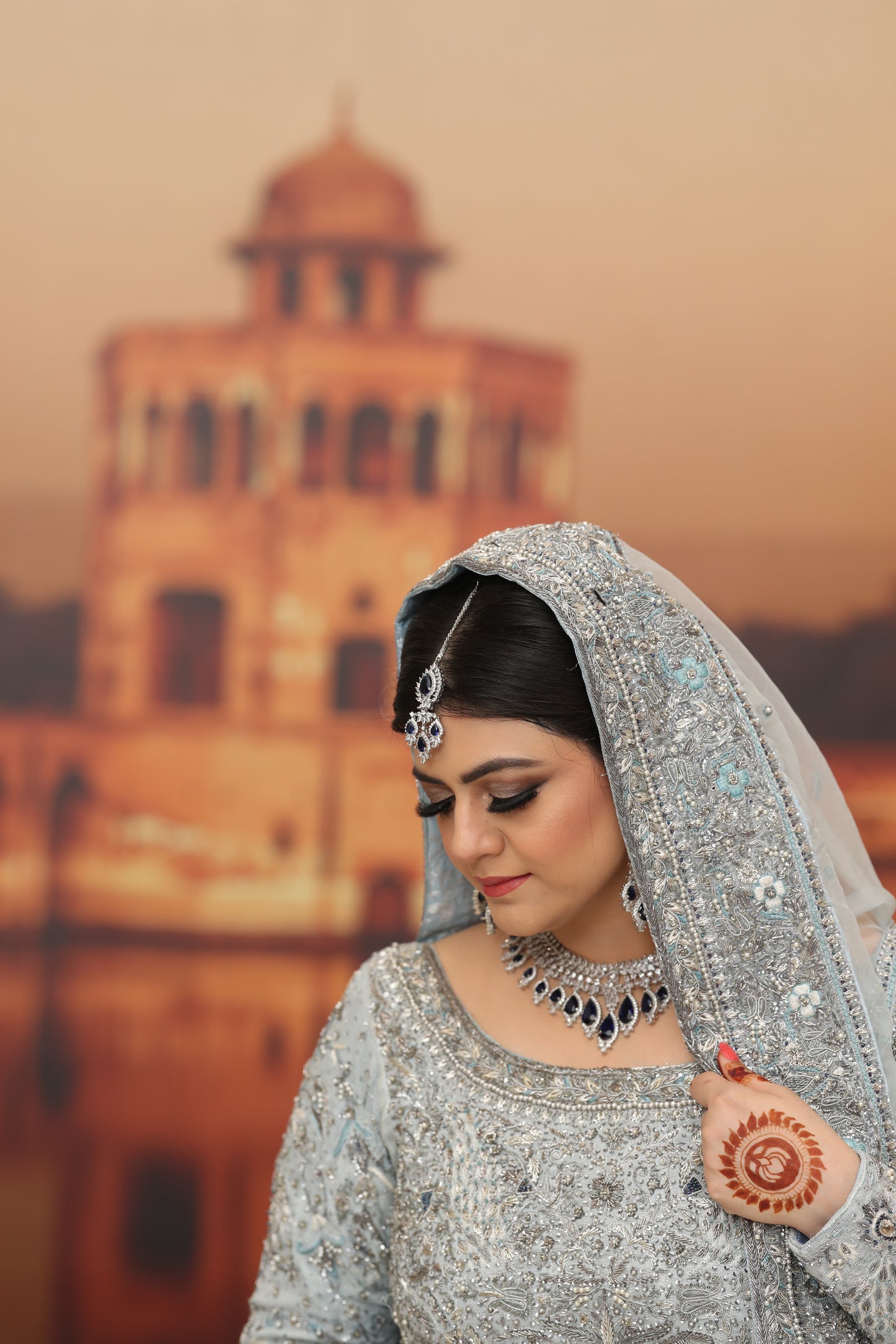 Leya Silver-Blue Bridal