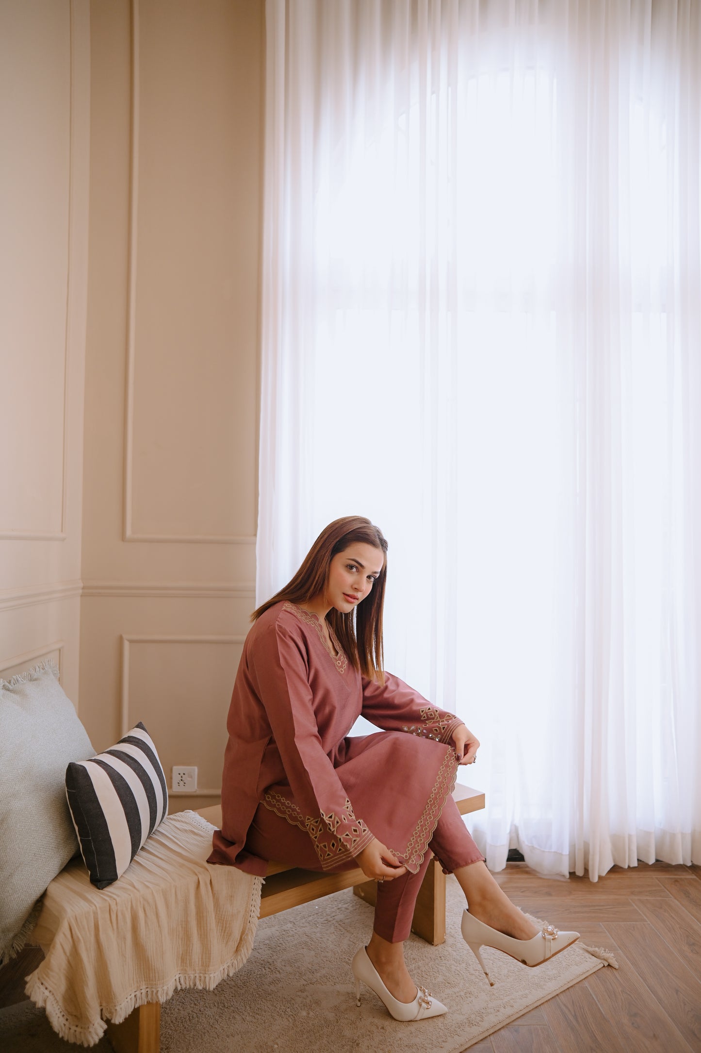 Rose Pink Twin Set