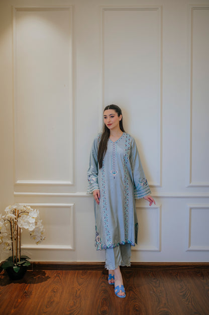 Powder Blue Twin Set