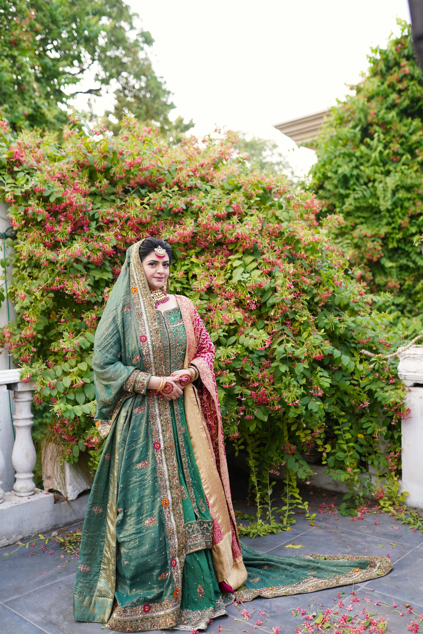 Gul Bahaar Kalidaar with Lehnga