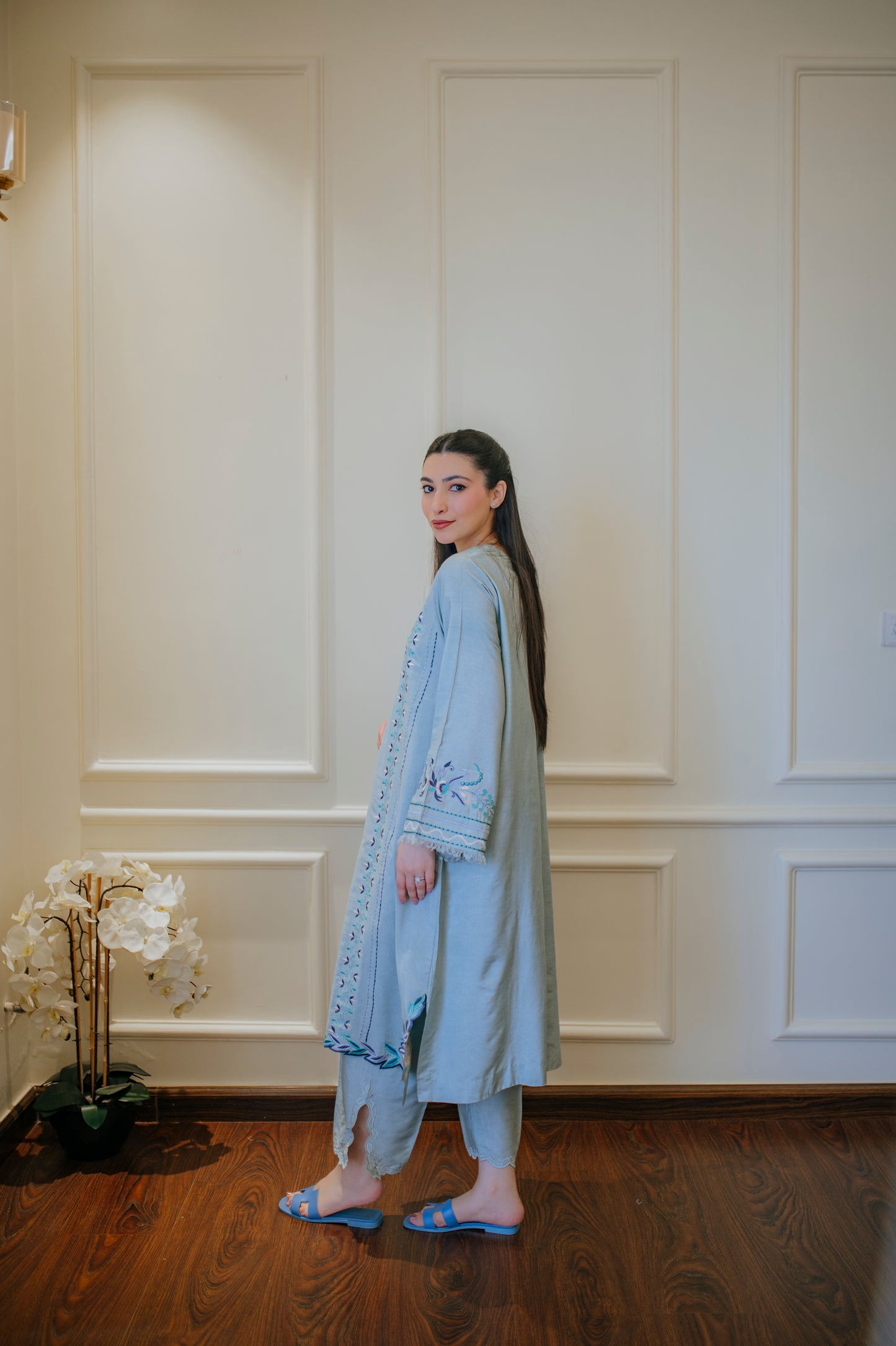 Powder Blue Twin Set