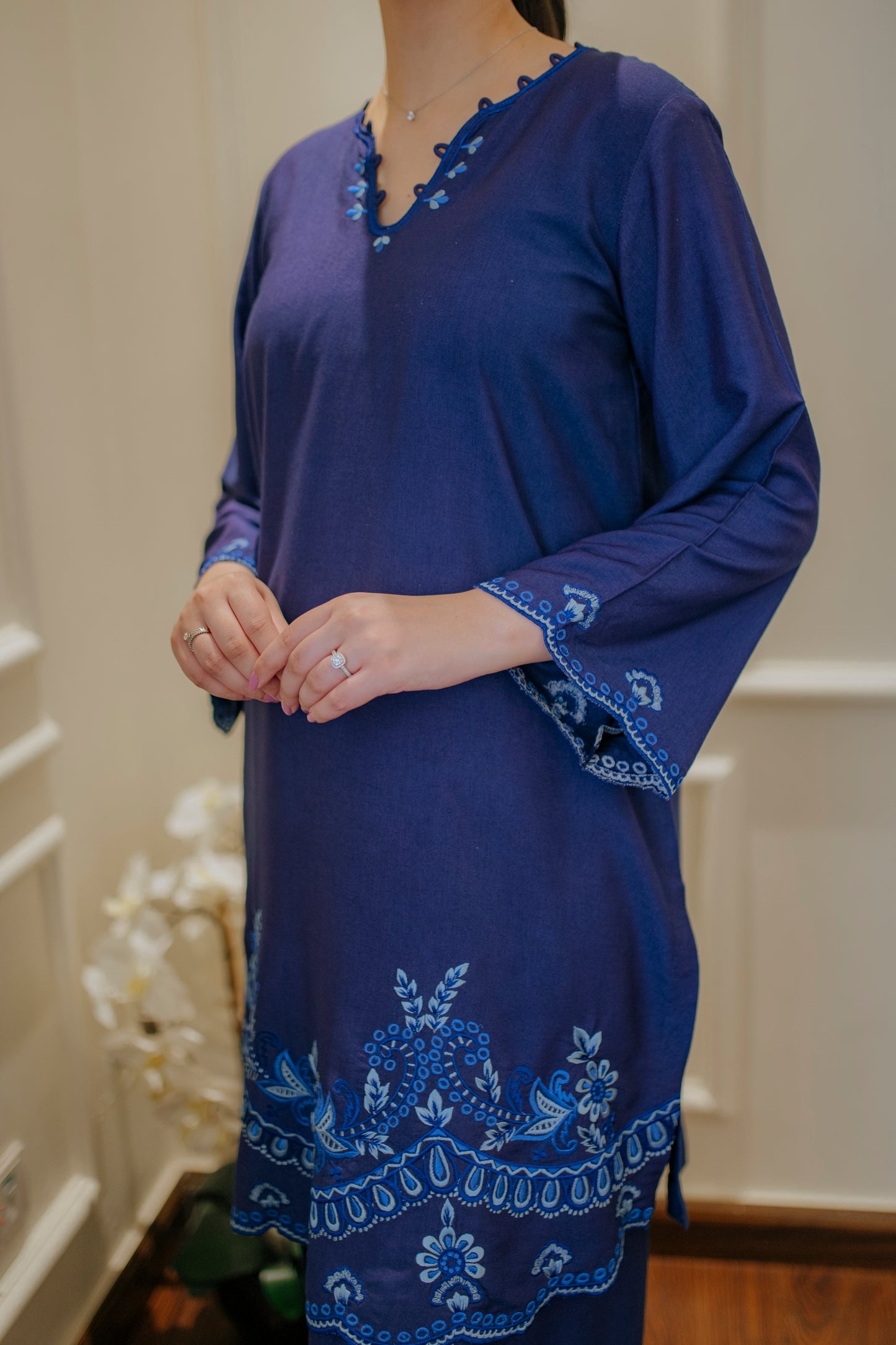 Sapphire Blue Twin Set