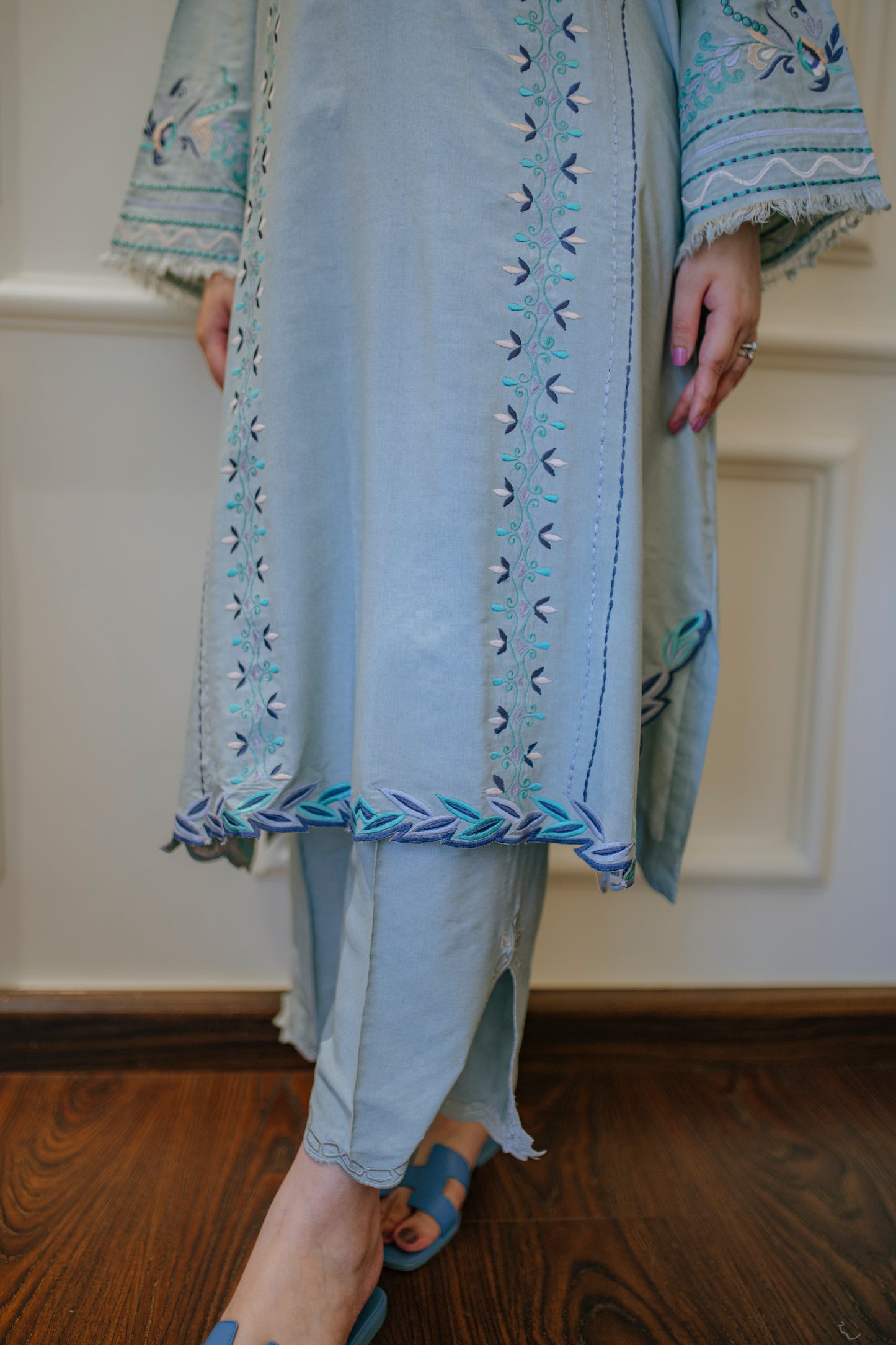 Powder Blue Twin Set