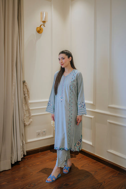 Powder Blue Twin Set