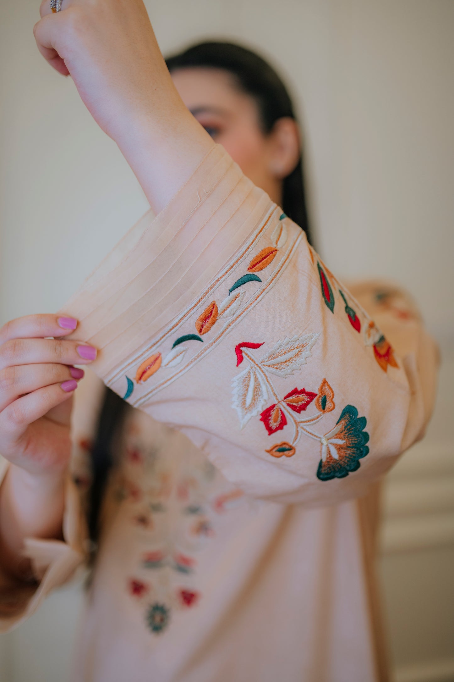 Multicolor Beige Twin Set