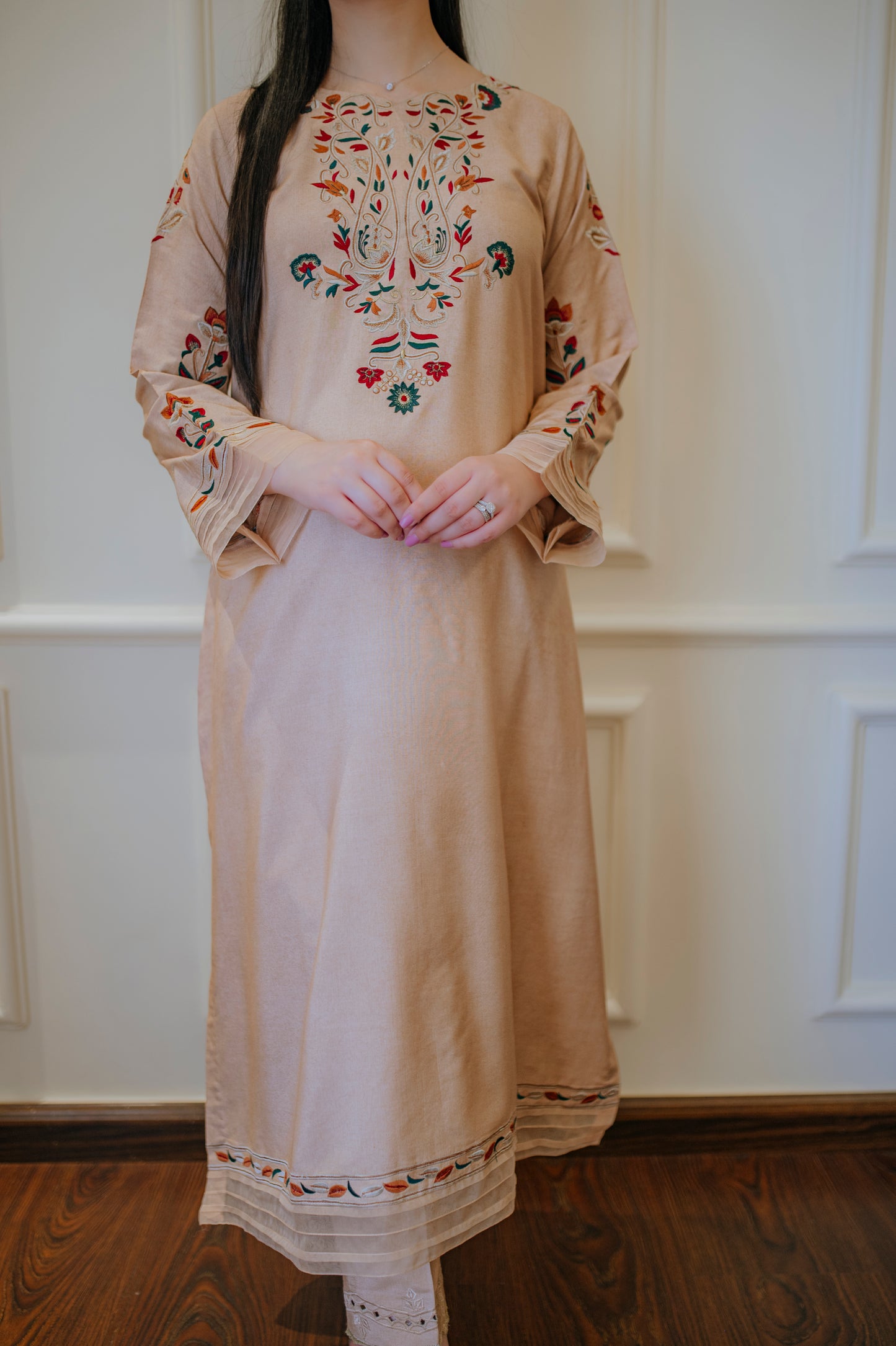 Multicolor Beige Twin Set