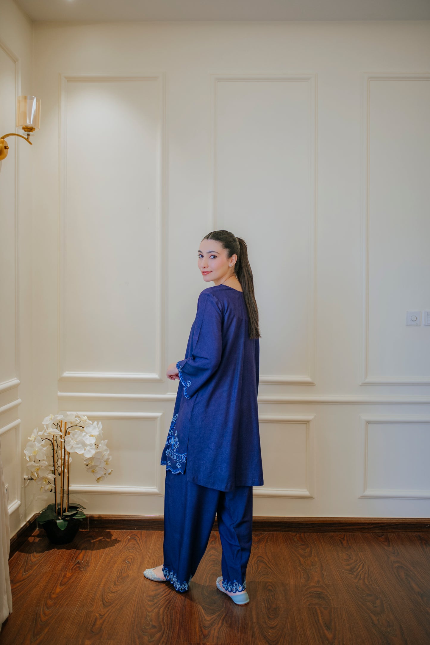 Sapphire Blue Twin Set