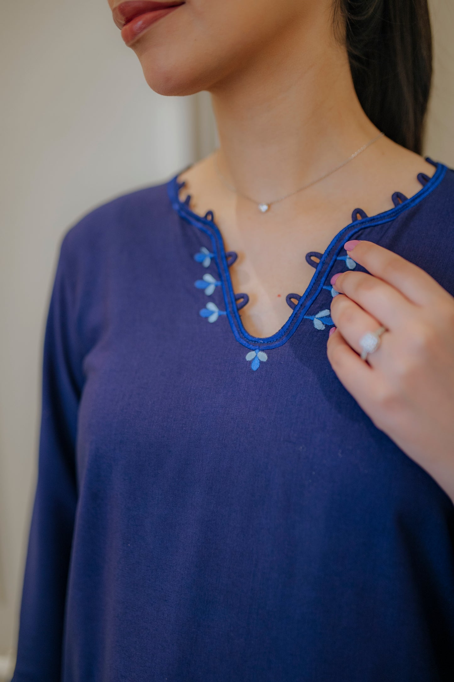 Sapphire Blue Twin Set