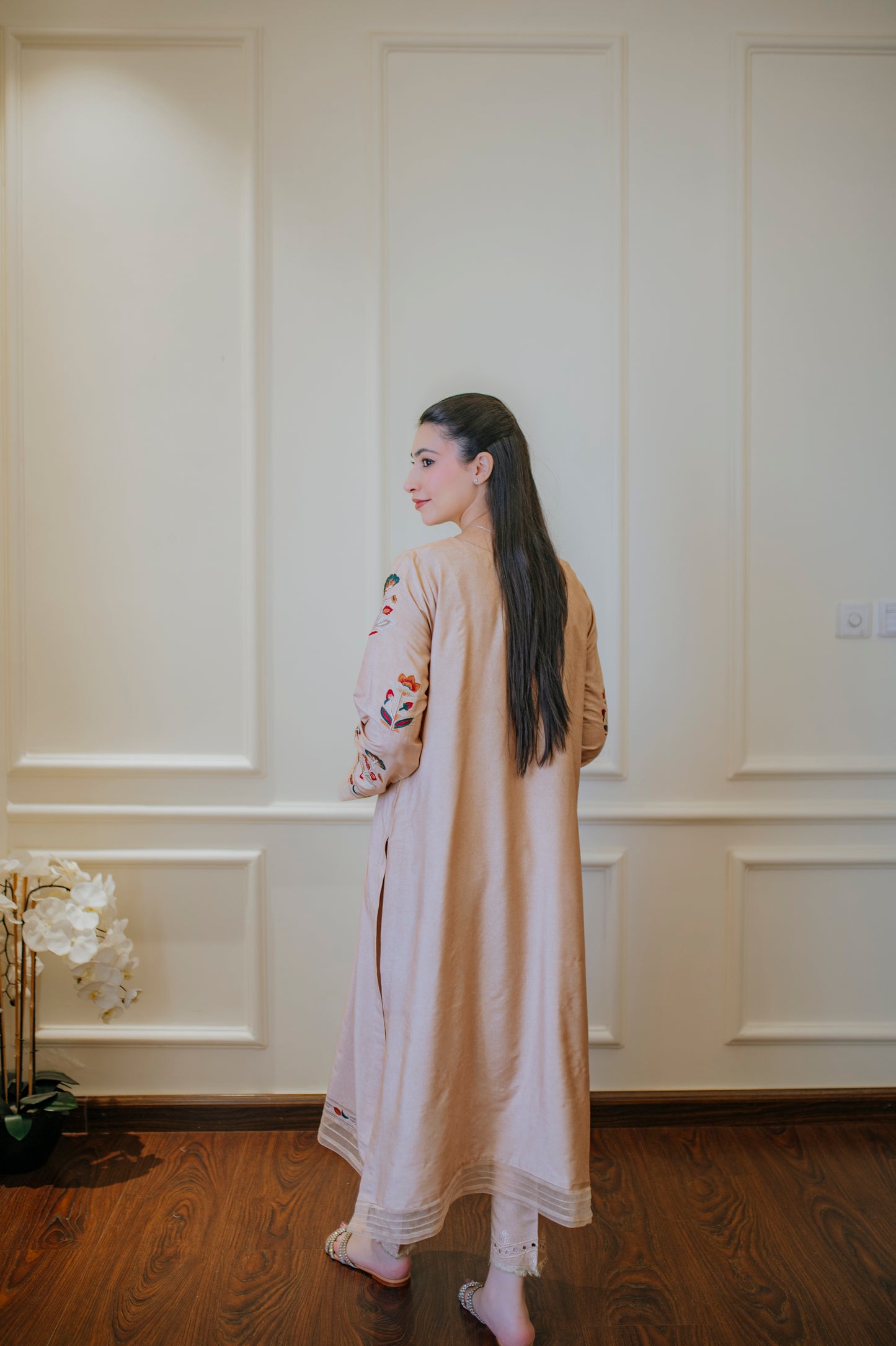 Multicolor Beige Twin Set