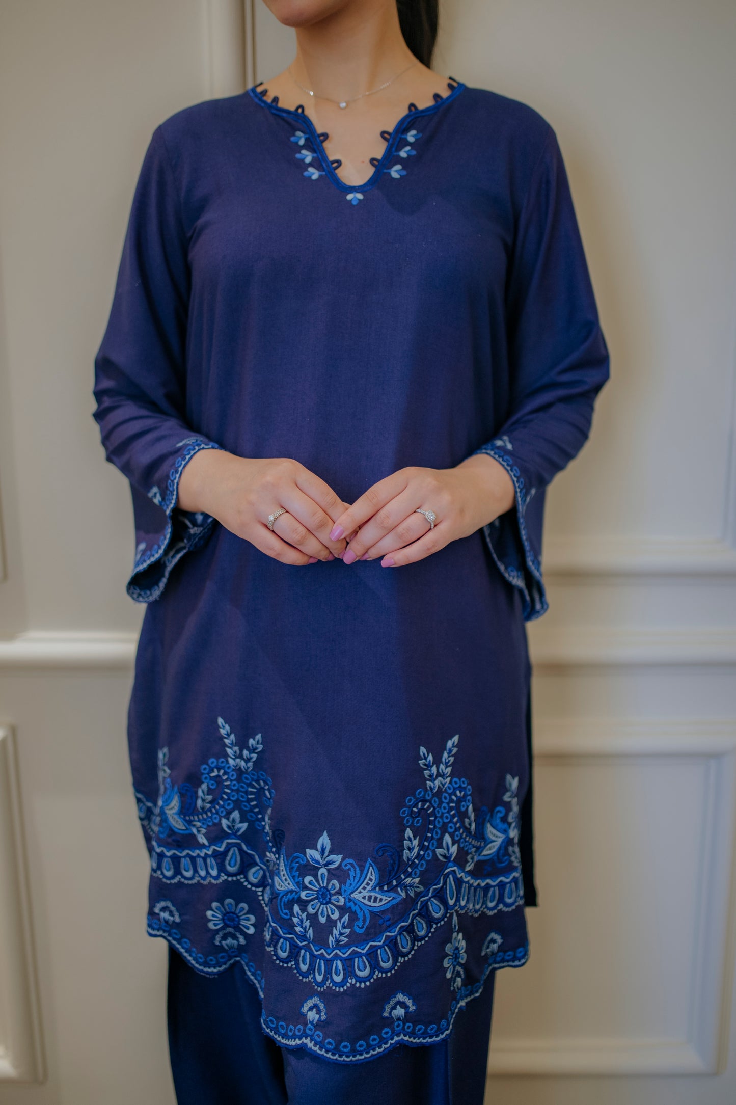 Sapphire Blue Twin Set