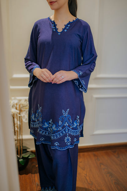 Sapphire Blue Twin Set