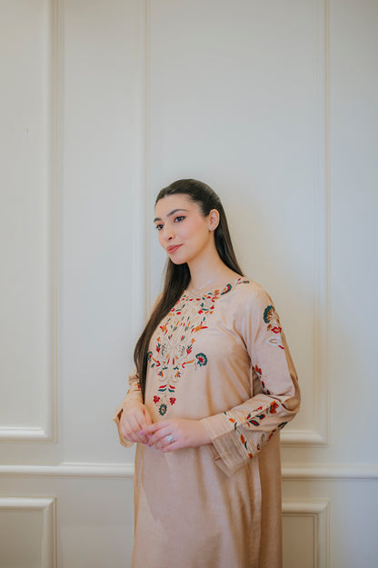 Multicolor Beige Twin Set