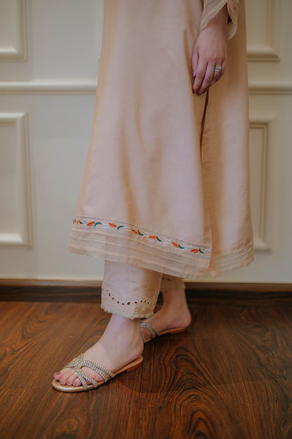 Multicolor Beige Twin Set