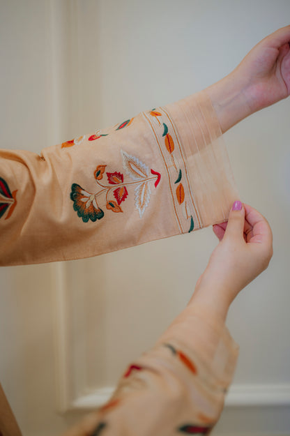 Multicolor Beige Twin Set